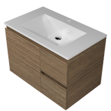 Nevada Vanity 750mm Centre Bowl Regal Top Wall hung (NEV-V-750-C-REG-W)