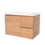 Nevada Vanity 750mm Centre Bowl Stadium Top Wall hung (NEV-V-750-C-STD-W)