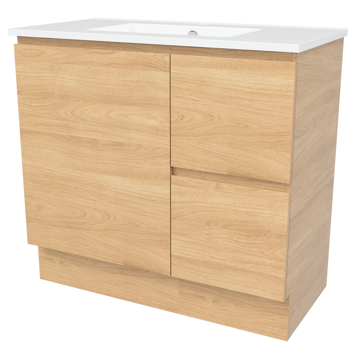 Nevada Vanity 900mm Centre Bowl Alpha Top Floor standing (NEV-V-900-C-APH-F)
