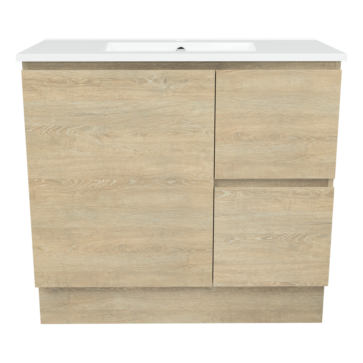 Nevada Vanity 900mm Centre Bowl Alpha Top Floor standing (NEV-V-900-C-APH-F)