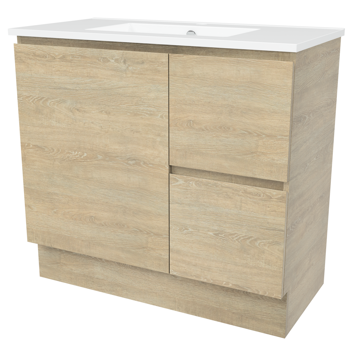 Nevada Vanity 900mm Centre Bowl Alpha Top Floor standing (NEV-V-900-C-APH-F)