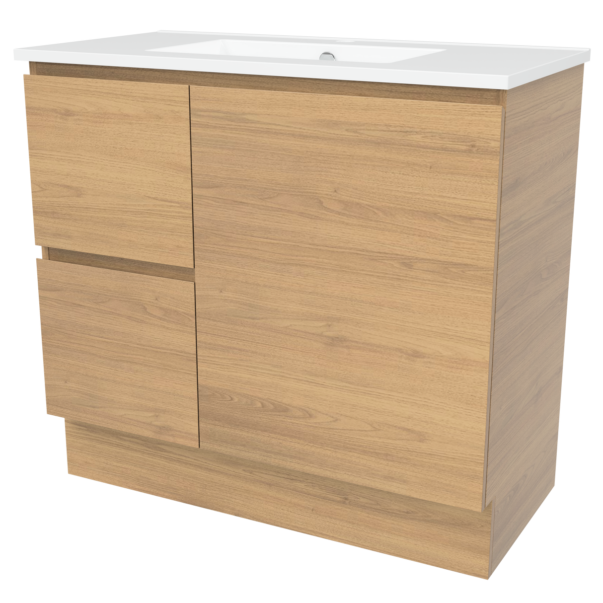 Nevada Vanity 900mm Centre Bowl Alpha Top Floor standing (NEV-V-900-C-APH-F)