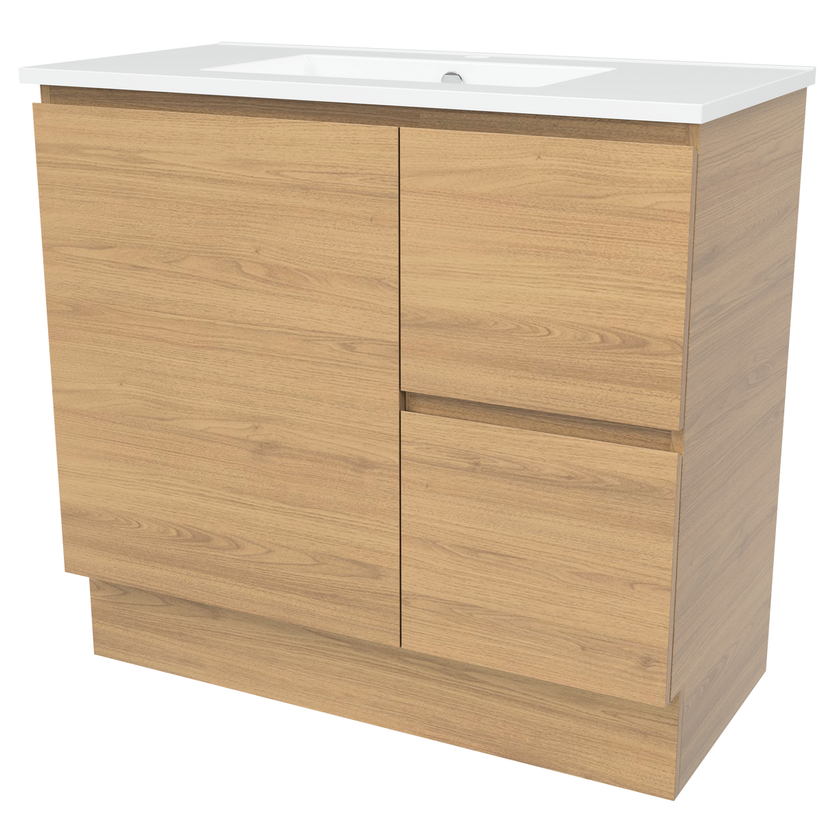 Nevada Vanity 900mm Centre Bowl Alpha Top Floor standing (NEV-V-900-C-APH-F)