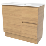 Nevada Vanity 900mm Centre Bowl Alpha Top Floor standing (NEV-V-900-C-APH-F)
