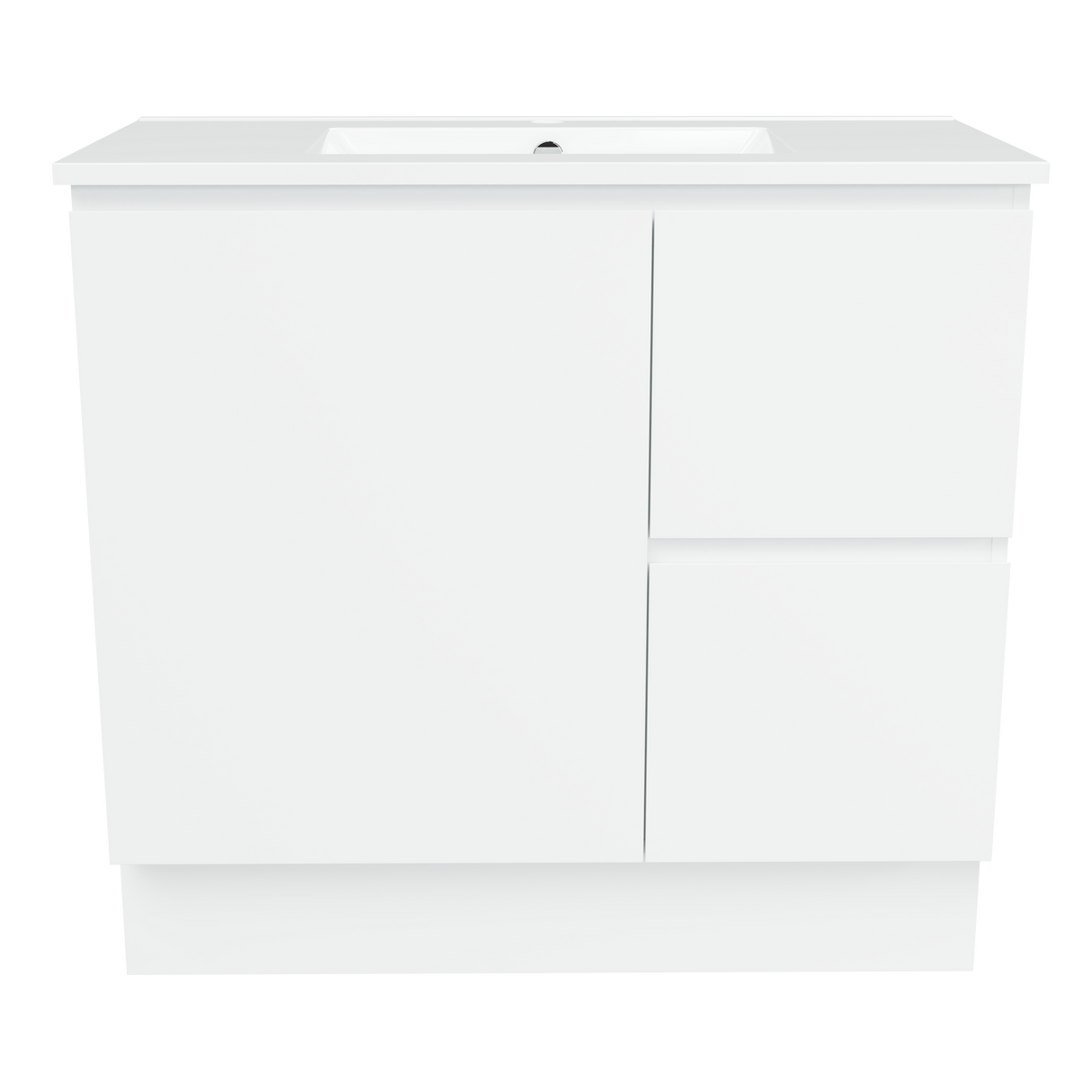 Nevada Vanity 900mm Centre Bowl Alpha Top Floor standing (NEV-V-900-C-APH-F)