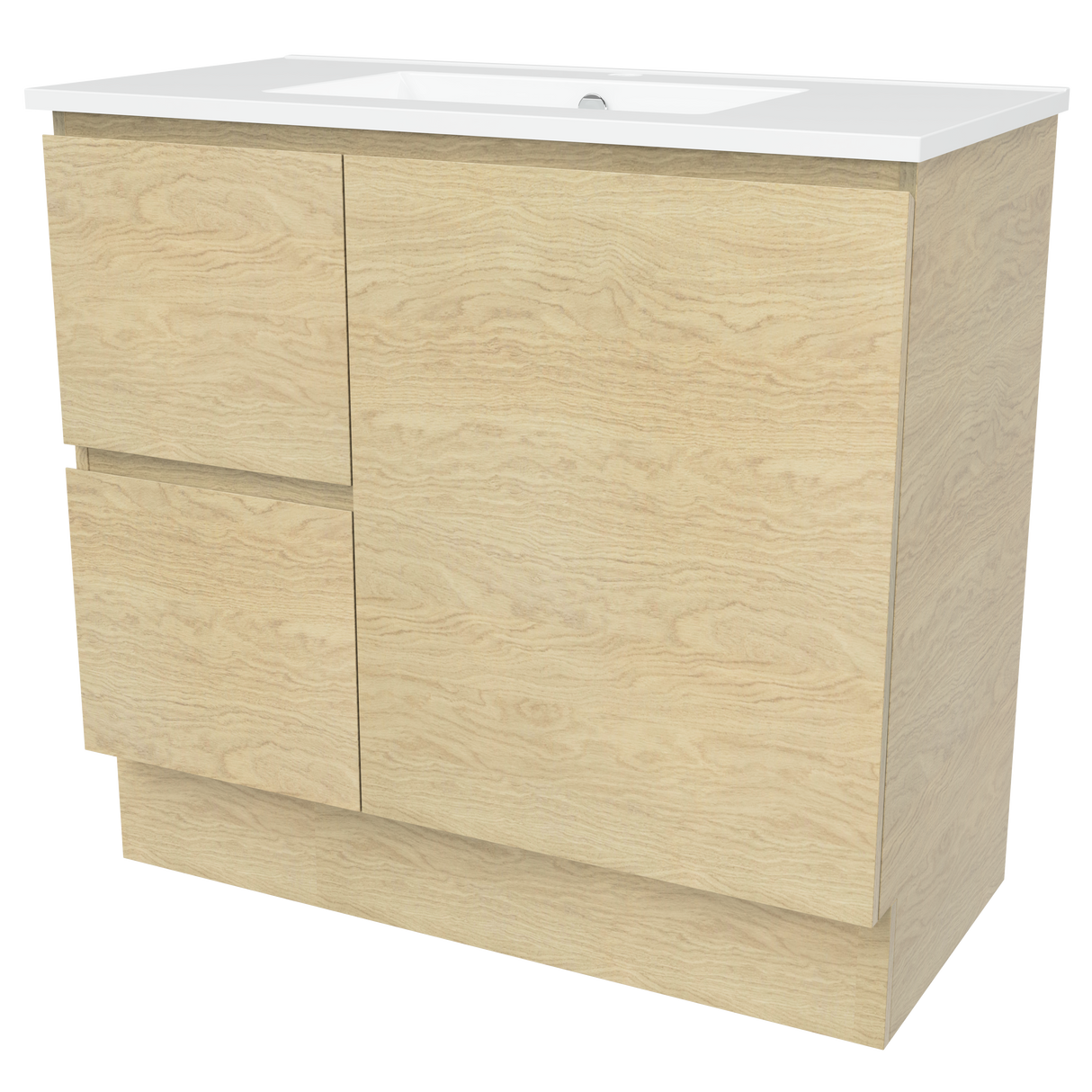 Nevada Vanity 900mm Centre Bowl Alpha Top Floor standing (NEV-V-900-C-APH-F)