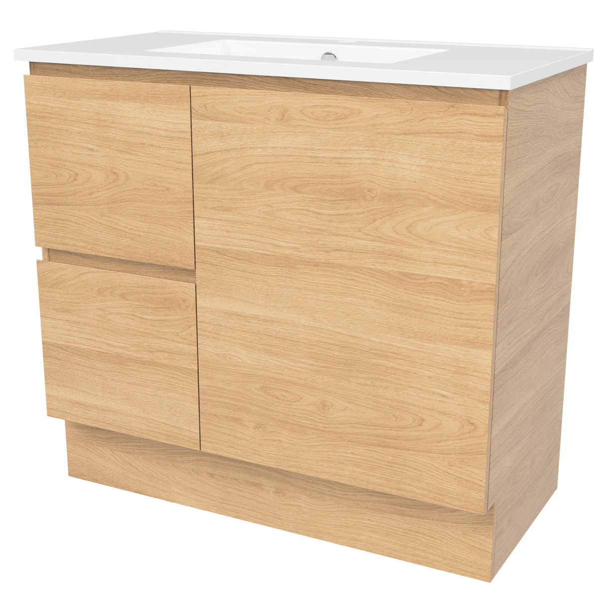 Nevada Vanity 900mm Centre Bowl Alpha Top Floor standing (NEV-V-900-C-APH-F)