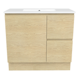 Nevada Vanity 900mm Centre Bowl Alpha Top Floor standing (NEV-V-900-C-APH-F)