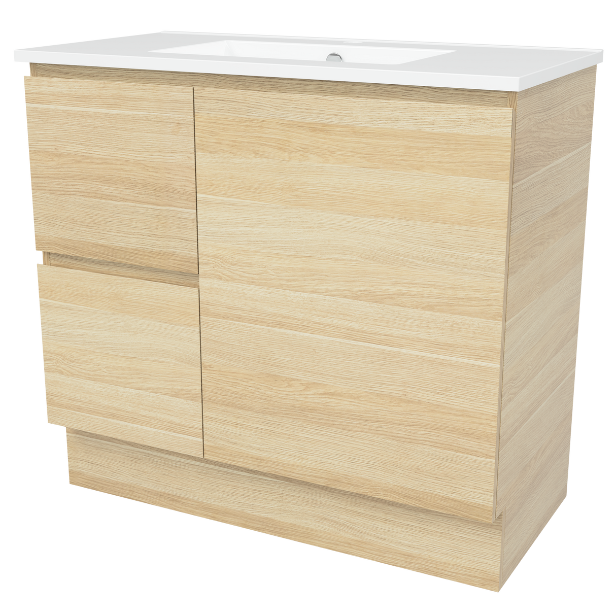 Nevada Vanity 900mm Centre Bowl Alpha Top Floor standing (NEV-V-900-C-APH-F)