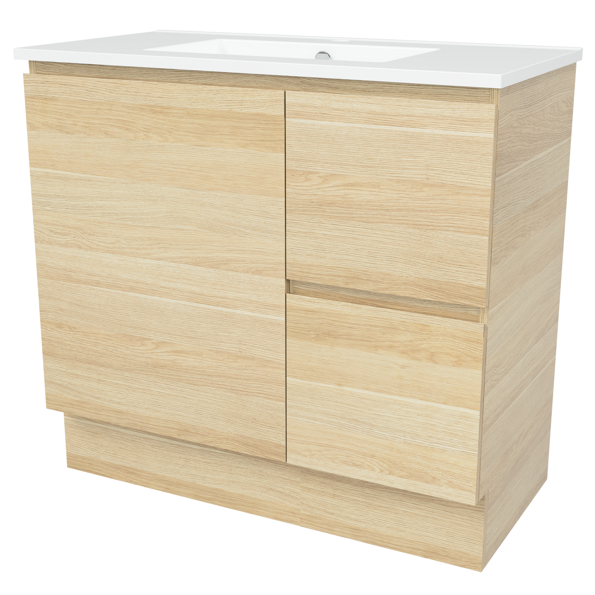 Nevada Vanity 900mm Centre Bowl Alpha Top Floor standing (NEV-V-900-C-APH-F)