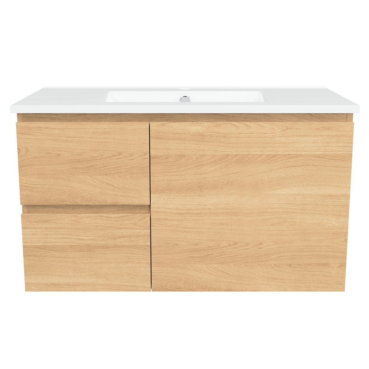 Nevada Vanity 900mm Centre Bowl Alpha Top Wall hung (NEV-V-900-C-APH-W)