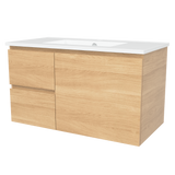 Nevada Vanity 900mm Centre Bowl Alpha Top Wall hung (NEV-V-900-C-APH-W)