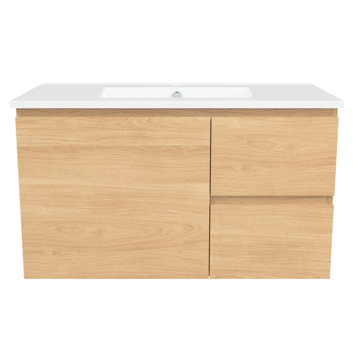 Nevada Vanity 900mm Centre Bowl Alpha Top Wall hung (NEV-V-900-C-APH-W)