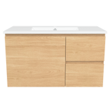 Nevada Vanity 900mm Centre Bowl Alpha Top Wall hung (NEV-V-900-C-APH-W)
