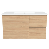 Nevada Vanity 900mm Centre Bowl Alpha Top Wall hung (NEV-V-900-C-APH-W)