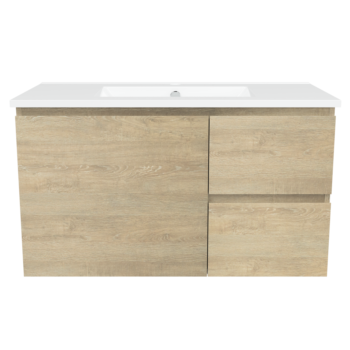 Nevada Vanity 900mm Centre Bowl Alpha Top Wall hung (NEV-V-900-C-APH-W)