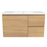 Nevada Vanity 900mm Centre Bowl Alpha Top Wall hung (NEV-V-900-C-APH-W)