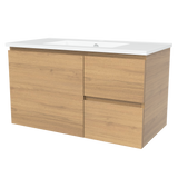 Nevada Vanity 900mm Centre Bowl Alpha Top Wall hung (NEV-V-900-C-APH-W)