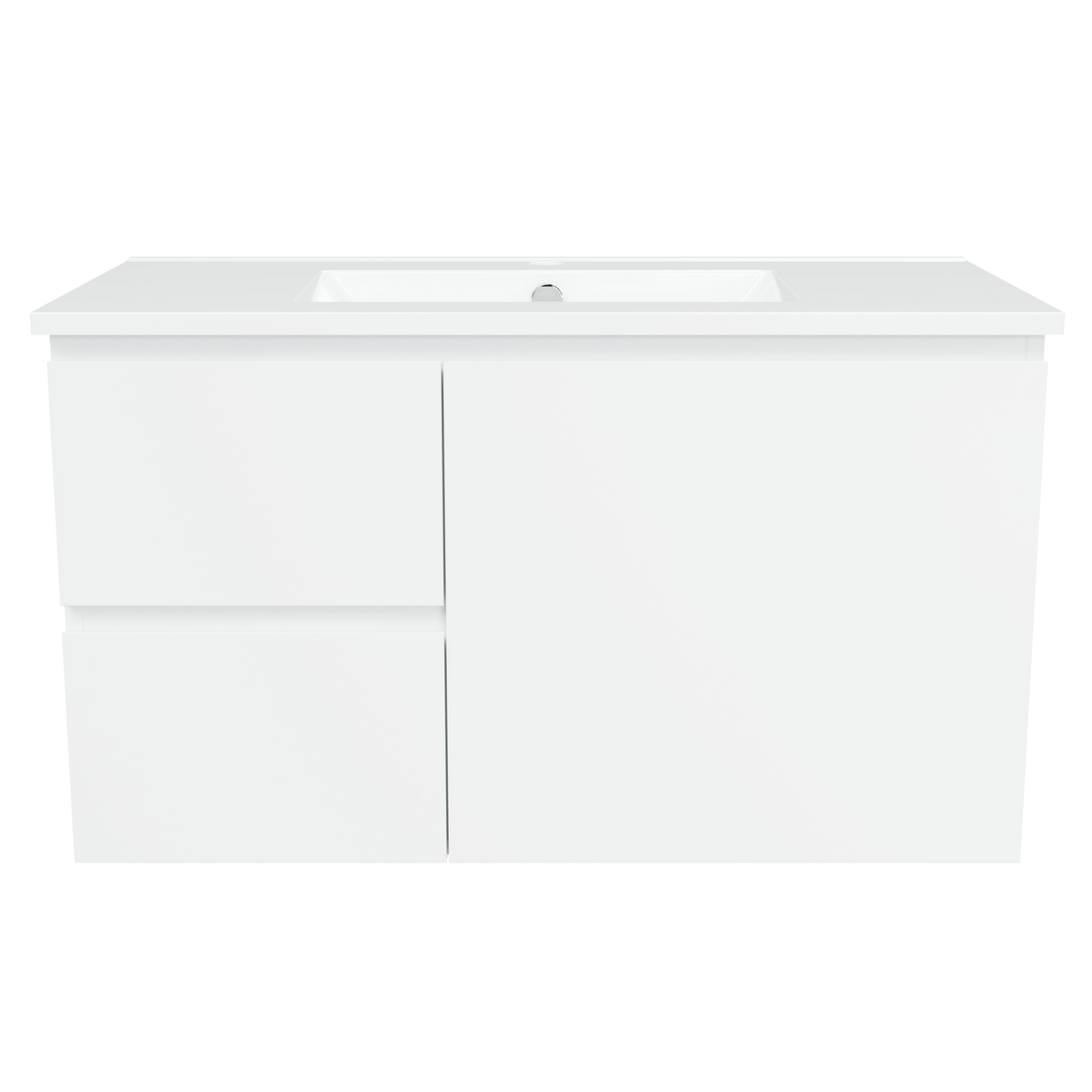 Nevada Vanity 900mm Centre Bowl Alpha Top Wall hung (NEV-V-900-C-APH-W)
