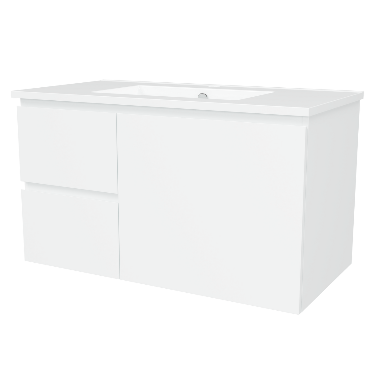 Nevada Vanity 900mm Centre Bowl Alpha Top Wall hung (NEV-V-900-C-APH-W)