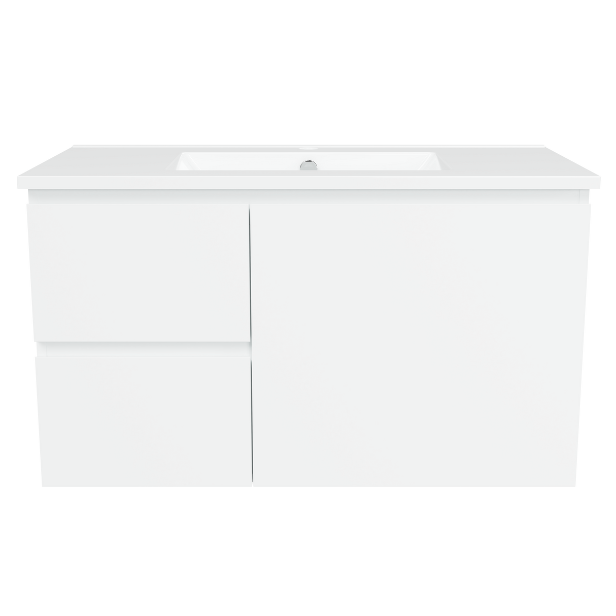 Nevada Vanity 900mm Centre Bowl Alpha Top Wall hung (NEV-V-900-C-APH-W)