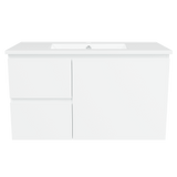 Nevada Vanity 900mm Centre Bowl Alpha Top Wall hung (NEV-V-900-C-APH-W)