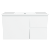 Nevada Vanity 900mm Centre Bowl Alpha Top Wall hung (NEV-V-900-C-APH-W)