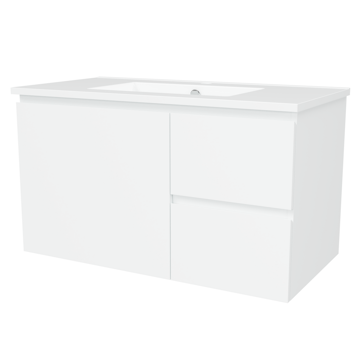 Nevada Vanity 900mm Centre Bowl Alpha Top Wall hung (NEV-V-900-C-APH-W)