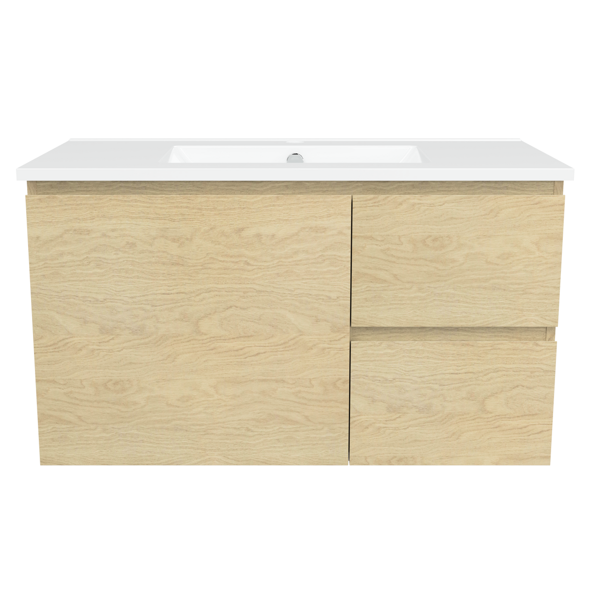 Nevada Vanity 900mm Centre Bowl Alpha Top Wall hung (NEV-V-900-C-APH-W)