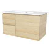 Nevada Vanity 900mm Centre Bowl Alpha Top Wall hung (NEV-V-900-C-APH-W)