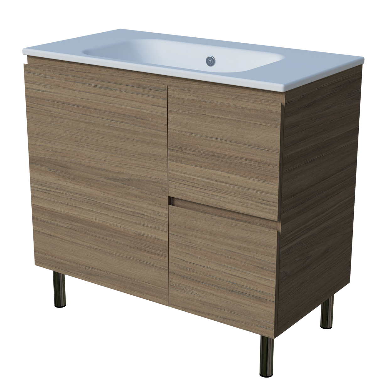 Nevada Vanity 900mm Centre Bowl Haven Top On Legs (NEV-V-900-C-HVN-L)