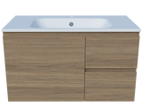 Nevada Vanity 900mm Centre Bowl Haven Top Wall hung (NEV-V-900-C-HVN-W)