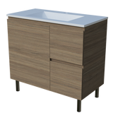 Nevada Vanity 900mm Centre Bowl Regal Top On Legs (NEV-V-900-C-REG-L)