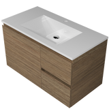Nevada Vanity 900mm Centre Bowl Regal Top Wall hung (NEV-V-900-C-REG-W)