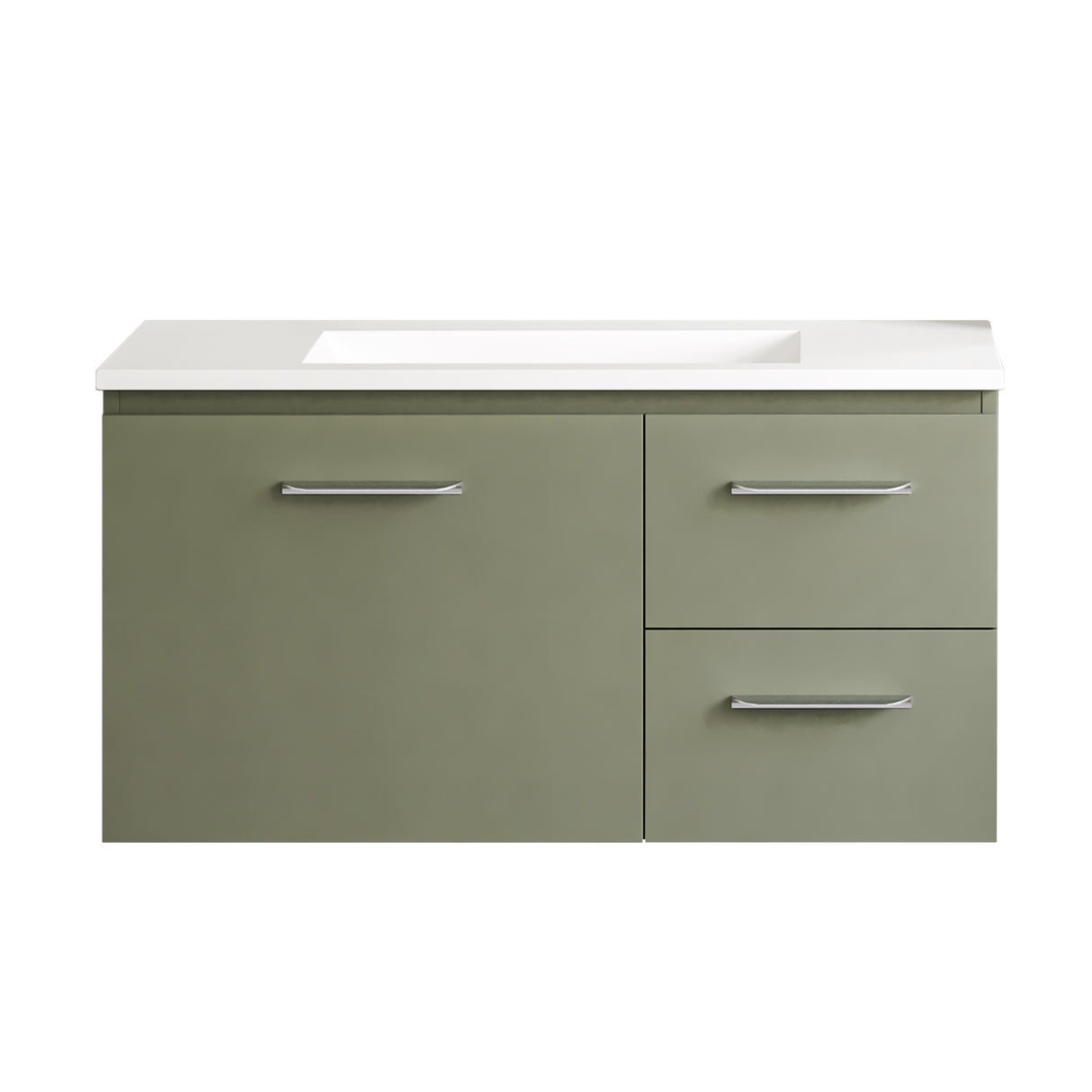 Nevada Vanity 900mm Centre Bowl Regal Top Wall hung (NEV-V-900-C-REG-W)