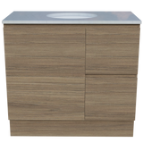 Nevada Vanity 900mm Centre White Gloss Under Counter Basin SilkSurface Top Floor standing (NEV-V-900-C-SSU-F)