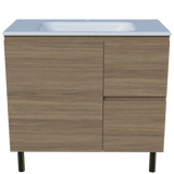 Nevada Vanity 900mm Centre Bowl Stadium Top On Legs (NEV-V-900-C-STD-L)