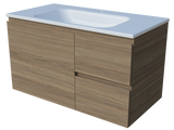 Nevada Vanity 900mm Centre Bowl Stadium Top Wall hung (NEV-V-900-C-STD-W)