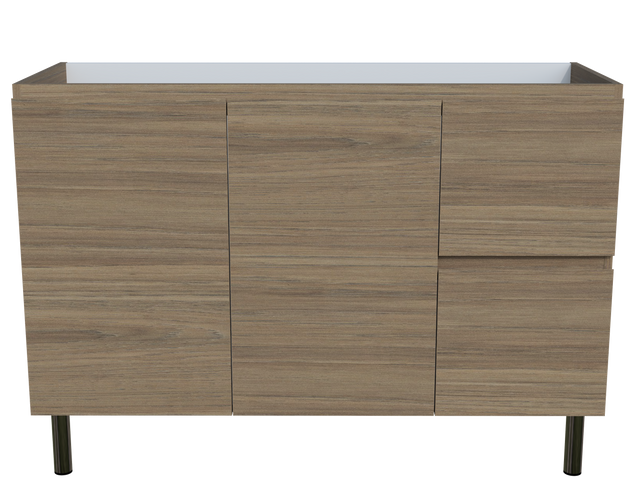 Nevada Cabinet Only 1200mm Right Bowl On Legs