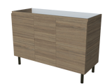 Nevada Cabinet Only 1200mm Right Bowl On Legs