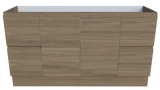 Nevada Cabinet Only 1500mm Double Bowl Floor standing
