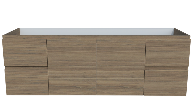 Nevada Cabinet Only 1500mm Centre Bowl Wall hung