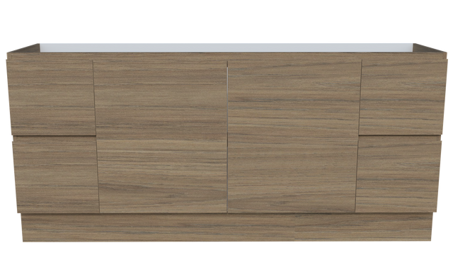 Nevada Cabinet Only 1800mm Right Bowl Floor standing
