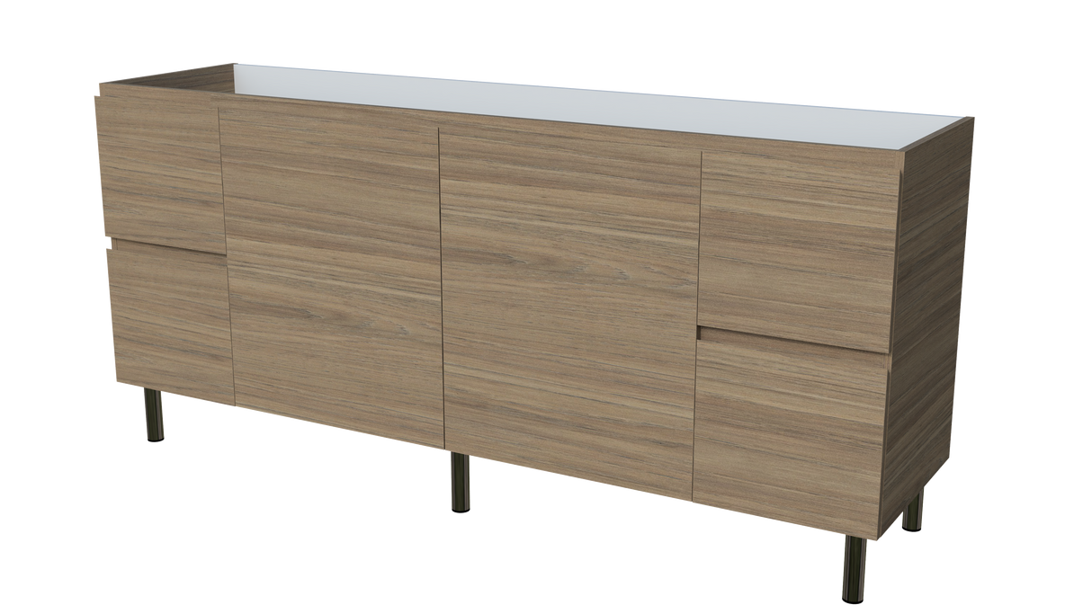 Nevada Cabinet Only 1800mm Centre Bowl On Legs