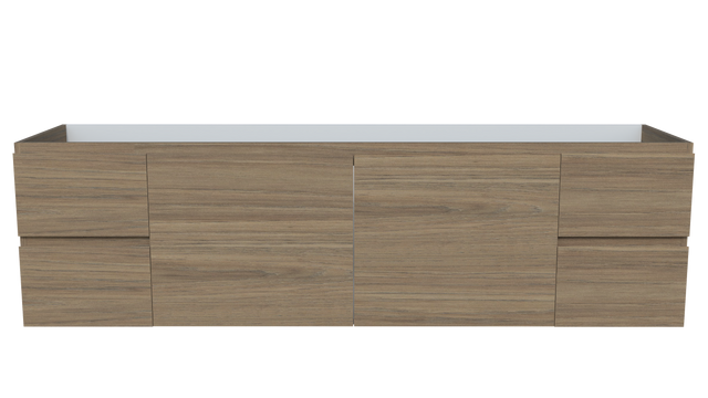 Nevada Cabinet Only 1800mm Right Bowl Wall hung