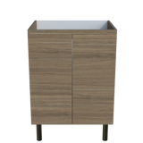 Nevada Cabinet Only 600mm Centre Bowl On Legs