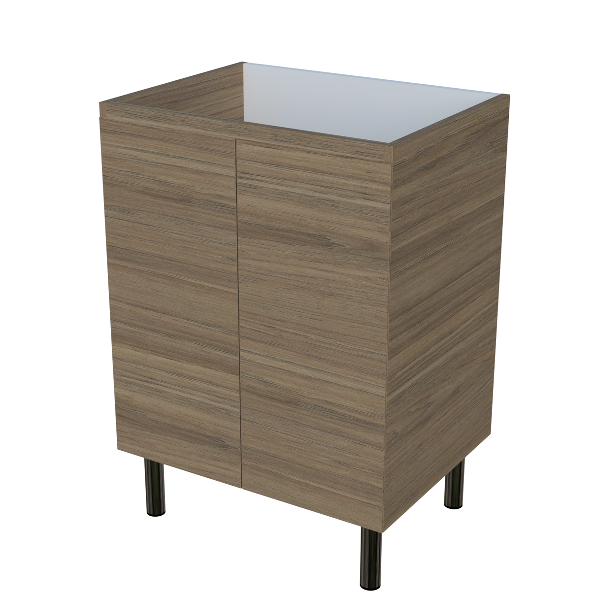 Nevada Cabinet Only 600mm Centre Bowl On Legs