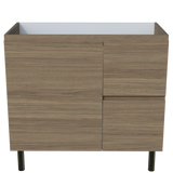 Nevada Cabinet Only 900mm Left Bowl On Legs