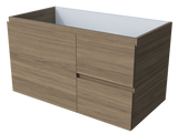 Nevada Cabinet Only 900mm Left Bowl Wall hung