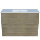 Nevada Plus Vanity 1200mm Centre Bowl Alpha Top Floor standing (NEVP-V-1200-C-APH-F)
